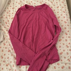 Lululemon Swiftly Tech Long Sleeve in Sonic Pink!
